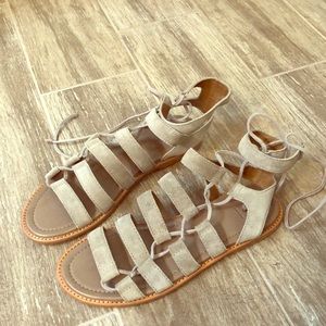 Frye Ghillie Sandals Size 7
